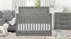 Rustic Ash (1376) 18-Willow 6-in-1 Convertible Crib