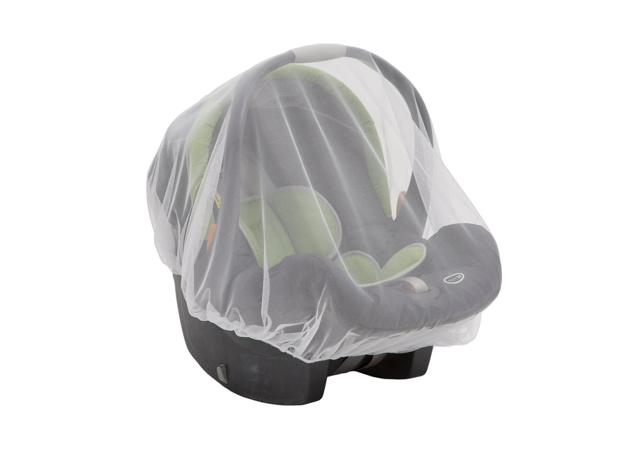 White (100) 4-Universal Mosquito Net for Infant Cars Seats, Infant Strollers & Bassinets