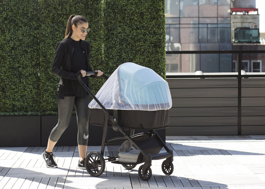 White (100) 1-Universal Mosquito Net for Infant Cars Seats, Infant Strollers & Bassinets