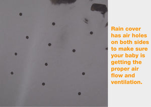 Delta Children Clear (4008) Umbrella Stroller Rain Cover Detail View 4