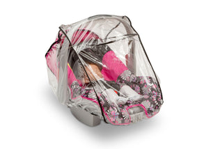 Delta Children Clear (4008) Baby Car Seat Rain Cover Detail View 4
