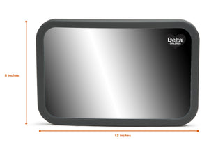 Delta Children Black (001) Baby Backseat Mirror for the Car Measured View a5a 3
