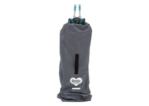 Delta Children Umbrella Stroller Gate Check Bag for Airplane, Closed View with Stroller Satellite Gray (094) 0