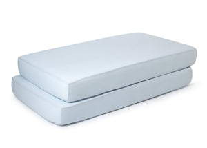 Delta Children Baby Blue (470) Fitted Crib Sheet Set – 2 Pack Mattress 11