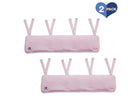 Pink (654) 1-Waterproof Fleece Crib Rail Covers/Protectors for Short Side Rails, 2 Pack