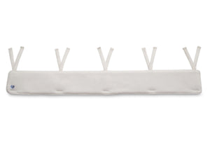 Delta Children Ivory (124) Waterproof Fleece Crib Rail Cover/Protector for Long Front or Back Rail, 1 Pack, Main View 30