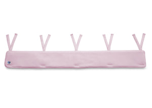 Delta Children Pink (654) Waterproof Fleece Crib Rail Cover/Protector for Long Front or Back Rail, 1 Pack, Main View 38