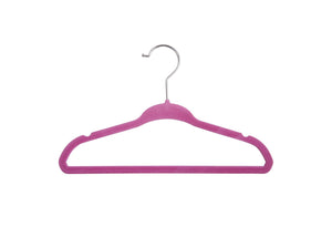 Delta Children Barely Pink (689) 5 Pack Velvet Hangers, Single View c1c 7