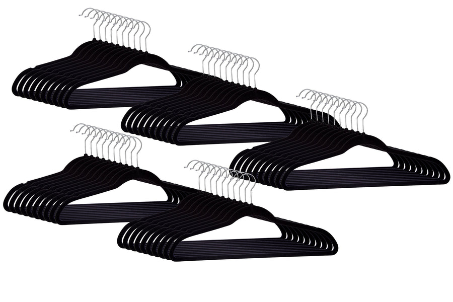 YourPick: Black (001) 1-Velvet Hangers (pack of 50)