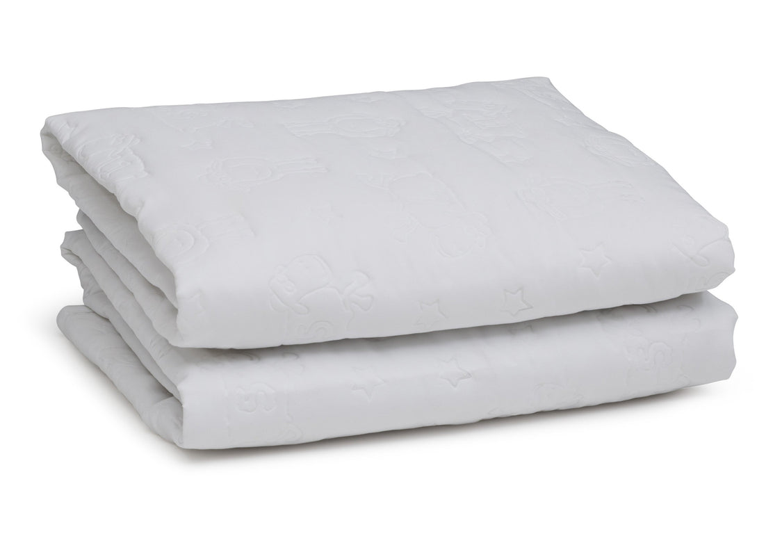 Sertapedic Crib Mattress Liner Pads (Pack of 2) Folded View