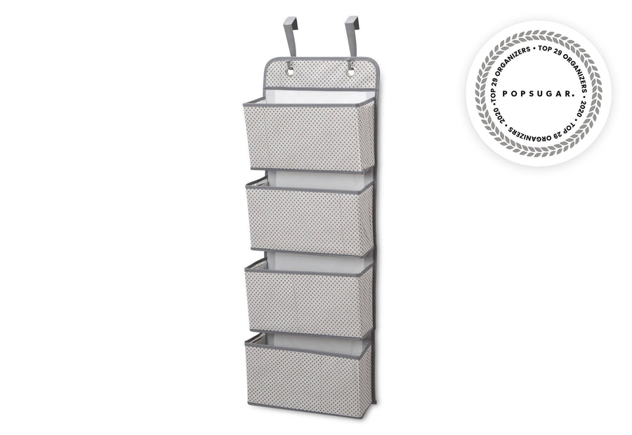 Delta Children Infinity Light Grey (063) 4-Pocket Hanging Wall Organizer 2-4-Pocket Hanging Wall Organizer