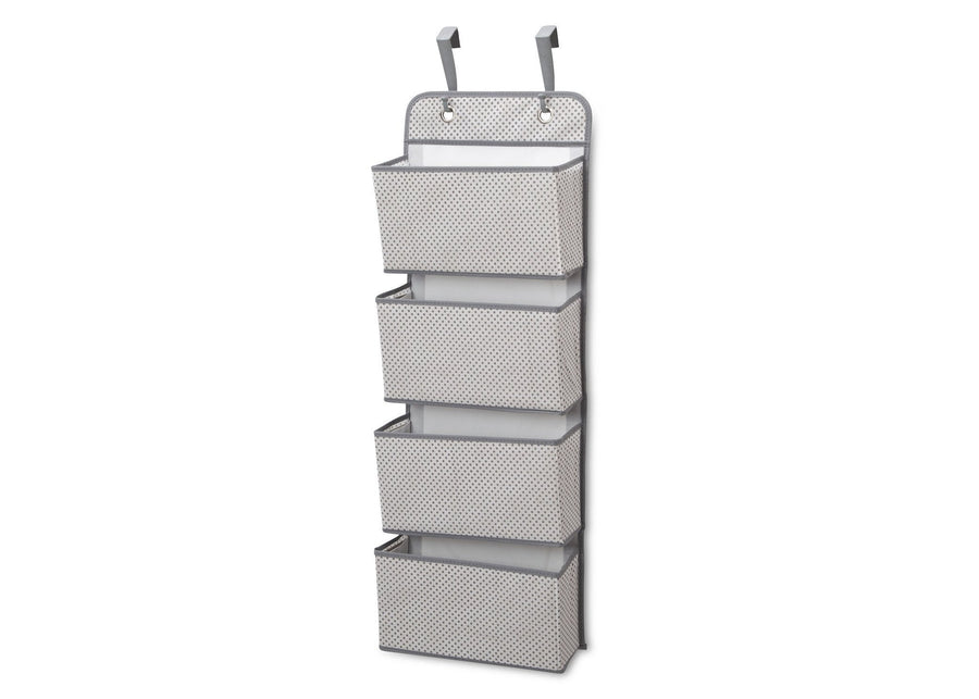 Delta Children Infinity Light Grey (063) 4-Pocket Hanging Wall Organizer b2b 1-4-Pocket Hanging Wall Organizer