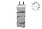 Delta Children Infinity Light Grey (063) 4-Pocket Hanging Wall Organizer 6-4-Pocket Hanging Wall Organizer