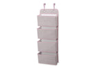 Delta Children Infinity Pink (693) 4-Pocket Hanging Wall Organizer c2c 5-4-Pocket Hanging Wall Organizer