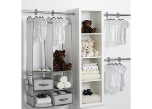 Delta Children Grey (063) 48-Piece Nursery Storage Set (SS2056), Room, b1b 1