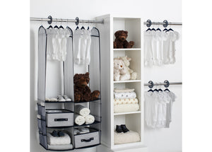 Delta Children Navy (417) 48-Piece Nursery Storage Set (SS2056), Room, d1d 0-24 Piece Nursery Storage Set