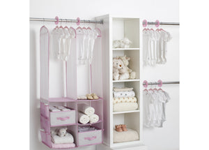 Delta Children Infinity Pink (693) 48-Piece Nursery Storage Set (SS2056), Room, f1f 1-24 Piece Nursery Storage Set