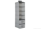 Dove Grey (058) 1-6 Shelf Storage with 2 Drawers