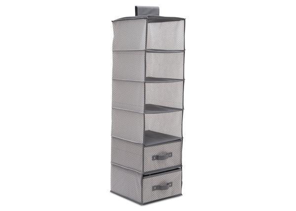 Infinity Light Grey (063) 2-6 Shelf Storage with 2 Drawers