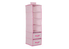 Barely Pink (689) 5-6 Shelf Storage with 2 Drawers