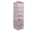 Infinity Pink (693) 6-6 Shelf Storage with 2 Drawers