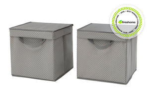 Delta Children Dove Grey (058) 2-Pack Lidded Storage Bins (SS2165) 0