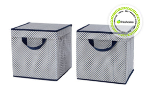 Delta Children Navy (417) 2-Pack Lidded Storage Bins 3