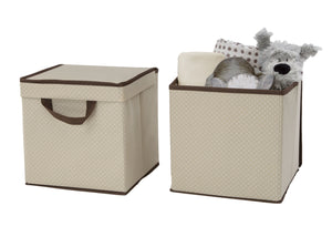 Delta Children Beige (250) Lidded Storage Bins, 2 Bins View 11