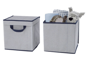 Delta Children Navy (417) Lidded Storage Bins, 2 Bins View 13