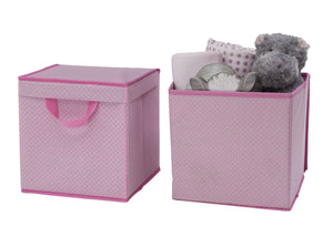 Delta Children Barely Pink (689) Lidded Storage Bins, 2 Bins View 15