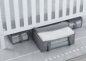Delta Children Grey (026) 6-Piece Hide-A-Way/Underbed Storage Bag Set, Under Crib View 10