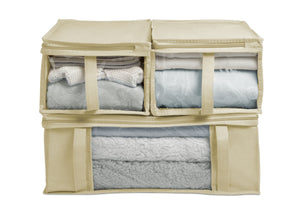 Delta Children Beige (276) 6-Piece Hide-A-Way/Underbed Storage Bag Set, All Bags Silo View 8