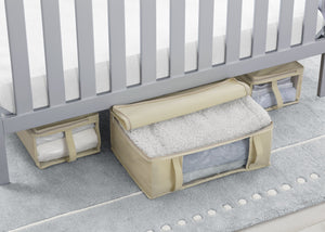 Delta Children Beige (276) 6-Piece Hide-A-Way/Underbed Storage Bag Set, Under Bed View 15