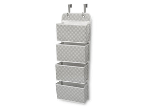 Delta Children Infinity Grey (063) Deluxe Water-Resistant 4 Pocket Hanging Wall Organizer b2b 12