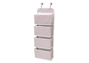 Delta Children Infinity Pink (693) Deluxe Water-Resistant 4 Pocket Hanging Wall Organizer f2f 13