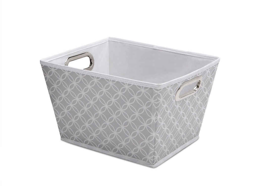 Infinity Grey (063) Deluxe Water-Resistant Rectangle Tapered Tote b2b