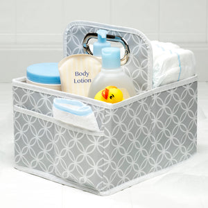 Delta Children Cool Grey (063) Water-Resistant Portable Nursery Caddy (SS2578), Details, a1a 4