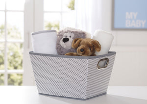 Delta Children Infinity Light Grey (063) Rectangle Tapered Tote b1b 8