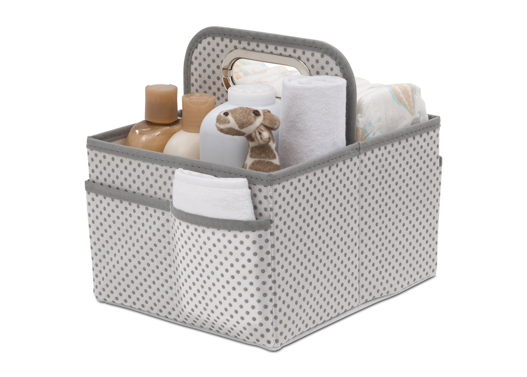 Delta Children Cool Grey (063) Portable Nursery Caddy b2b