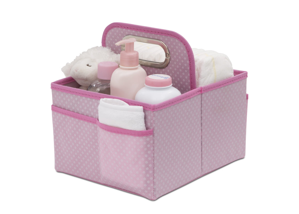 Delta Children Barely Pink (689) Portable Nursery Caddy e2e