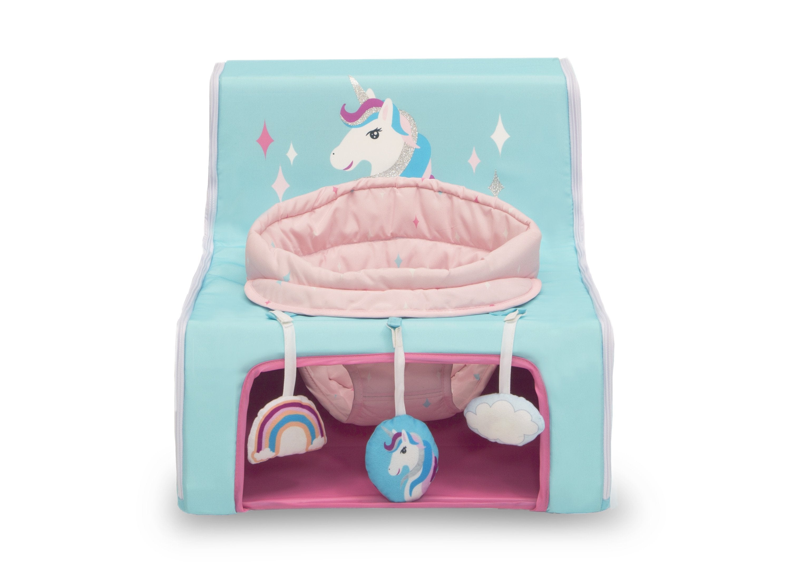 Unicorn Sit N Play Portable Activity Seat for Babies Delta Children