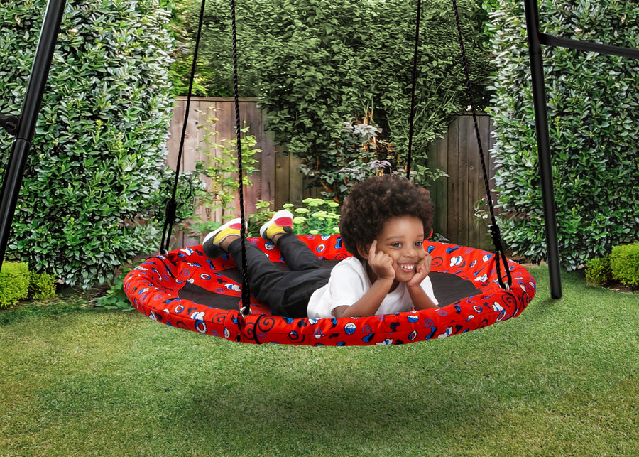 Mickey Hot Dog (1054) 2-Mickey Mouse 40-Inch Saucer Swing for Kids