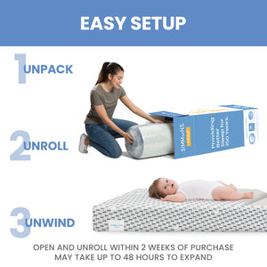 Radiant Sky Dual Sided Baby Crib Mattress and Toddler Delta Children