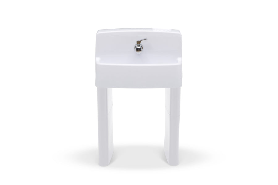 White and Turquoise (5052) 7-MySize 3-in-1 Convertible Sink, Step Stool and Bath Toy for Kids