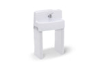 White and Turquoise (5052) 10-MySize 3-in-1 Convertible Sink, Step Stool and Bath Toy for Kids