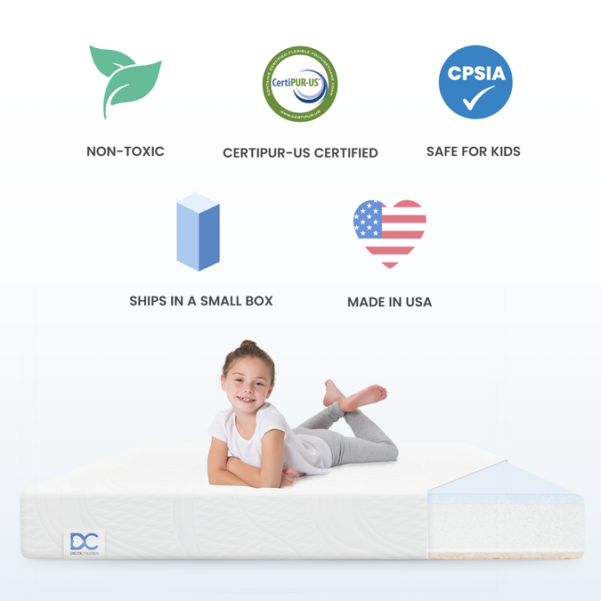 No Color (NO) 1-Dream 6-inch Memory Foam Twin Mattress