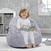 Grey Suede (5000) 1-Toddler Snuggle Chair