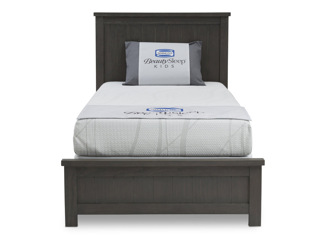 BeautySleep KIDS Rockport 6-inch Twin Memory Foam Mattress (T60200-1000), bed view a4a