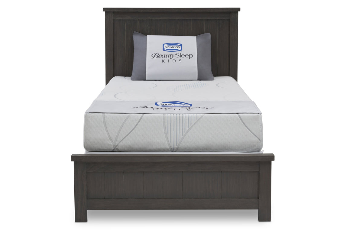 BeautySleep KIDS Acadia 8-inch Twin Memory Foam Mattress (T80200-1500), bed view a4a