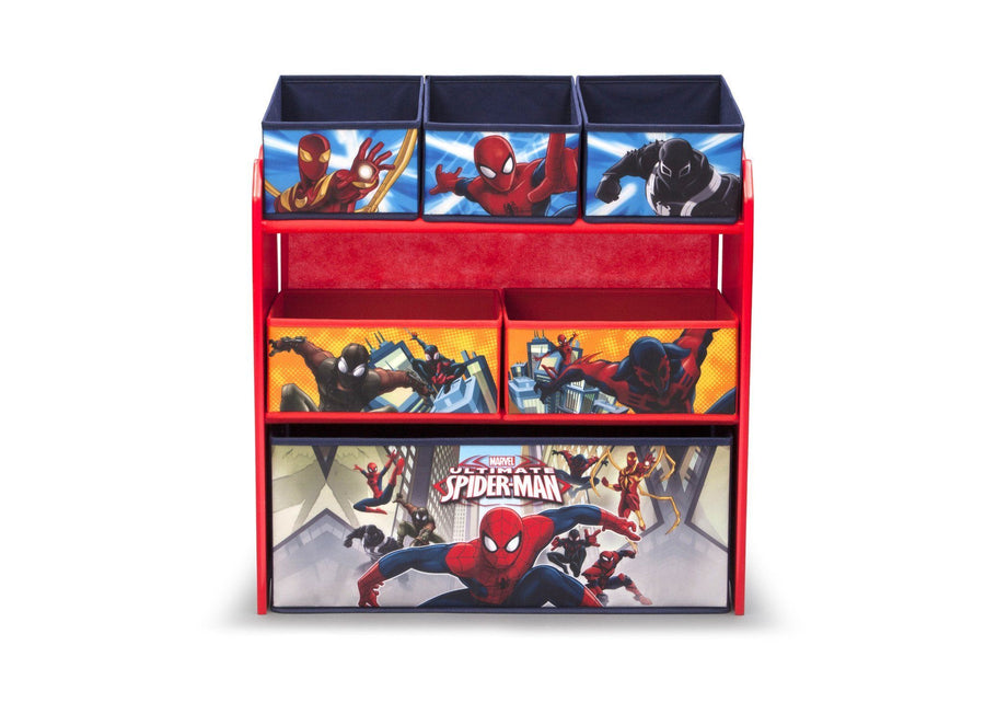 Spider-Man (1163) 6-Spider-Man Multi-Bin Toy Organizer